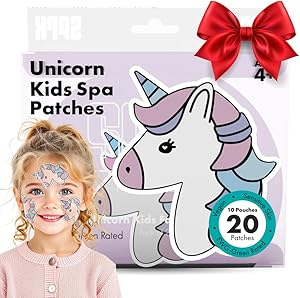 Sprk Naturals Unicorn Kids Face Masks Skincare Set (20pcs) Review
