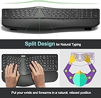 Arteck Split Ergonomic Keyboard — image 2