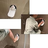 CWD&SQH Shower Foot Rest for Shaving Legs with Industrial Suction Cup, White — image 8