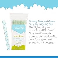 Flowery Green Core Disinfectable Nail Files, 100/180 Grit, 20 Pack — image 3