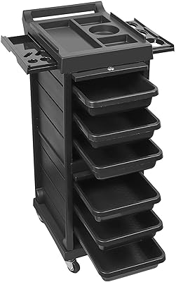 Lorvain Salon Beauty Rolling Trolley Cart