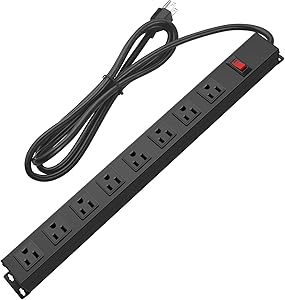 HHSOET Metal 8 Outlet Power Strip Review