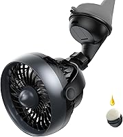 Shinebella Portable Car Fan with Suction and Aroma Function — image 1