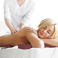 Saloniture Women's Comfort Cushion Massage Table Wedge Bolster Pillow - Burgundy — image 6