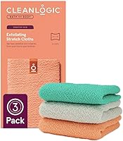 Cleanlogic Exfoliating Stretch Bath/Shower Cloth 3 Count — image 1