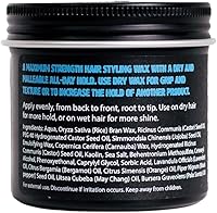 O'Douds Dry Wax - Strong Hold, Bergamot & Green Tea Scent, 4oz — image 3