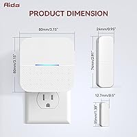 AIDA Door Alarm Wireless Ring Chime Sensor — image 8