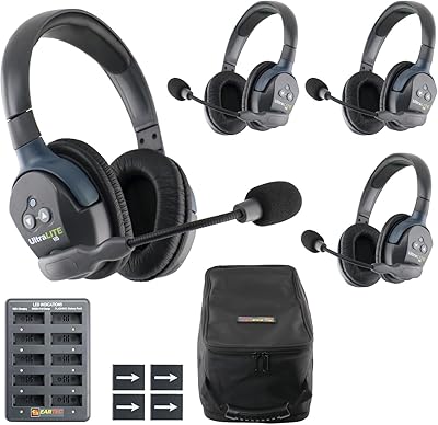 Eartec UL4D Ultralite-HD 4-Person Wireless Intercom System