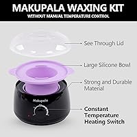 Makupala Wax Warmer Kit with Silicone Pot & Hard Wax Beads — image 2