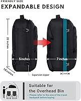 Vancropak 40L Expandable Carry On Backpack — image 4