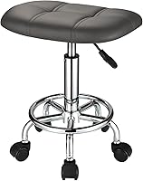 FNZIR Square Rolling Stool with Wheels — image 1