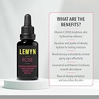 Lemyn Organics Squalane + Vitamin C Rose Oil Serum 15ml — image 3
