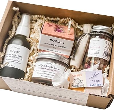 Monsuri Self Care Gift Basket for Mom