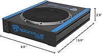 Rockville USS8 8″ 600W Slim Under-Seat Active Subwoofer — image 9