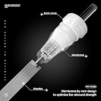 Wjx Ultra Tattoo Needle Cartridge 0801RL 20Pcs Round Liner Bugpin — image 4
