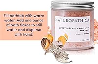 Naturopathica Sweet Birch and Magnesium Bath Flakes 11oz — image 2