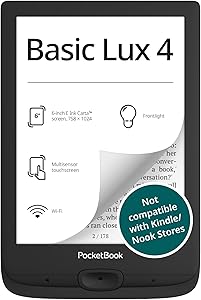 PocketBook Basic Lux 4 E-Book Reader 6-inch