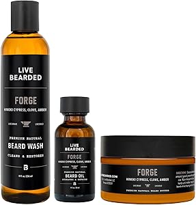 Live Bearded 3-Step Beard Grooming Kit - Forge Scent Review