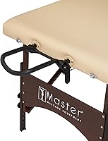 Master Massage 28″ Argo Portable Massage Table in Cream with Walnut Legs — image 3