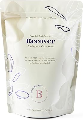 Bathorium The Bathologist Recover Fizzy Bath Soak, Eucalyptus + Cedar Wood, 32oz