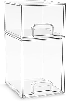 Sorbus Acrylic Storage Containers 2-Pack