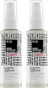 IGK Good Behavior 4-in-1 Prep Spray Travel Size 2.0 Fl Oz (Pack of 2)