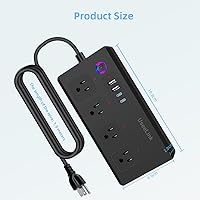 UseeLink Smart Power Strip with 4 Outlets and 4 USB Ports — image 6