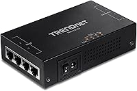 TRENDnet TPE-147GI 65W 4-Port Gigabit PoE+ Injector — image 1