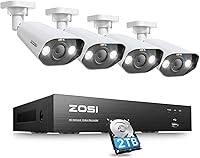 ZOSI 4K PoE Security Camera System with 2TB HDD — image 1