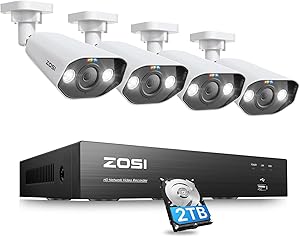 ZOSI 4K PoE Security Camera System with 2TB HDD Review