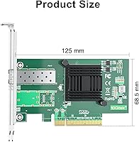 10Gtek 10Gb PCI-E NIC Network Card X520-10G-1S — image 4