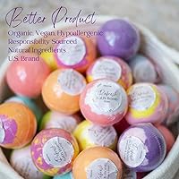 EvolutionUSA Refresh Bath Bombs, 24 Mini Bath Balls for Women — image 2
