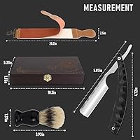 SNBNX Professional Straight Blade Razor Kit with Strop — image 6