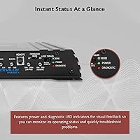 Rockville RV12.1C 12″ Subwoofer Enclosure with Amplifier Kit — image 7