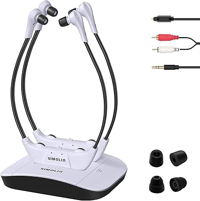 SIMOLIO SM-824D2 Wireless TV Headphones