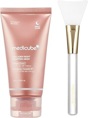 medicube Collagen Night Wrapping Peel Off Facial Mask with Jelly Brush 2.53 fl. oz.