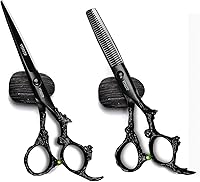 VTYEUTP Black Dragon 6.0 Inch Professional Hair Cutting Scissors Set — image 1