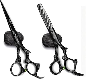 VTYEUTP Black Dragon 6.0 Inch Professional Hair Cutting Scissors Set Review