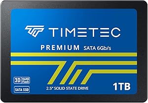 Timetec 1TB SSD 3D NAND SATA III 2.5 Inch