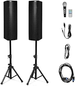 Costzon Active 3-Way 6.5" 2000W PA Speaker