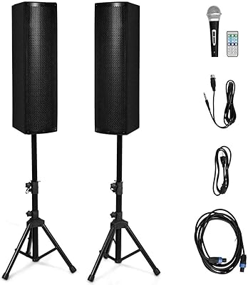 Costzon Active 3-Way 6.5" 2000W PA Speaker
