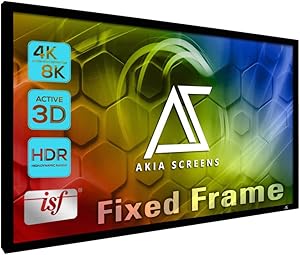 Akia Screens Fixed Frame Projector Screen 110-inch 16:9 Review