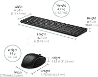HP 650 Wireless Keyboard & Mouse Combo — image 4