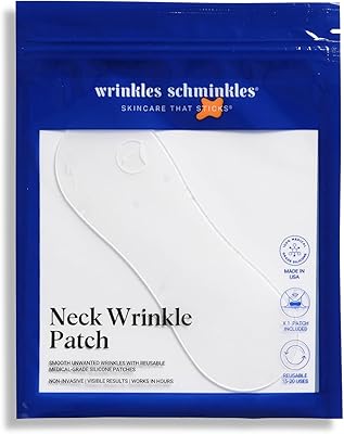 Wrinkles Schminkles Neck Wrinkle Patch - Reusable Silicone Smoothing Pads