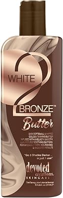 Devoted Creations White 2 Bronze Butter Dark Tanning Lotion 11.68oz