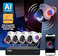 Defender AI Powered Sentinel 4K Wired Security Camera System — image 4