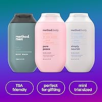 Method Body Wash Gift Set, Pure Peace, Simply Nourish, Sea + Surf - 3.4oz Travel Size Bottles — image 5
