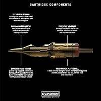 Kwadron 5 Round Liner Long Taper Tattoo Needles - Box of 20 — image 3