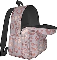 Rose Gold Leopard Skin Tote Backpack — image 7