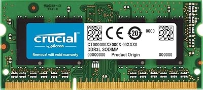 Crucial 8GB DDR3L 1866 MT/s SODIMM for Mac